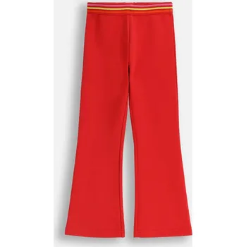 Dívčí kalhoty Dívčí legíny červené, dětské zvonové kalhoty 092 Coccodrillo ZC5