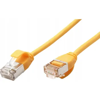 Síťový kabel Patchcord Roline U/FTP 6a RJ45 / RJ45 3 m žlutý