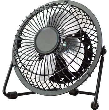 Domácí ventilátor VENTILÁTOR USB STOJANOVÝ KOVOVÝ STOLNÍ VENTILÁTOR