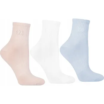 Dámské ponožky 3x Dámské bavlněné sportovní Ponožky bavlna 3-BALENÍ Moraj 38-41