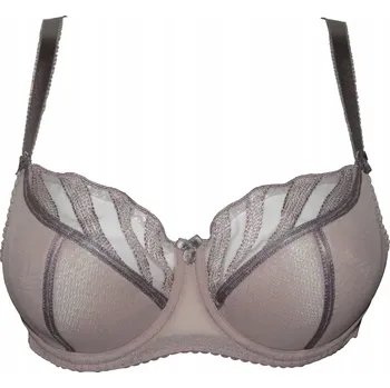 Dámské oblečení Gaia podprsenka s polovyztuženými košíčky šedá velikost 100H