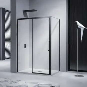 Sprchový kout NERO 140x80 cm. L/P varianta