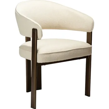 Jídelní židle Dan-Form Krémově bílá bouclé jídelní židle DAN-FORM Duct