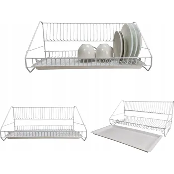 Odkapávač na nádobí Odkapávač (sušák) Pro-Drut 22 cm x 50 cm x 22 cm - BÍLÝ