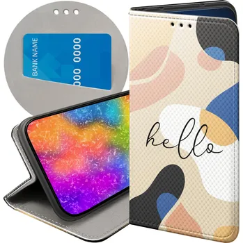 Pouzdro na mobilní telefon Pouzdro s klopou Hello Case pro Xiaomi Redmi Note 8, béžové
