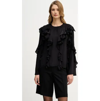 Dámské oblečení Halenka Sisley 55E6LQ09R černá 99X, vel. XS