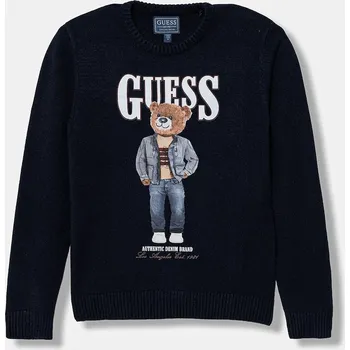 Dívčí svetr Dětský svetr Guess L6RR04.Z2ZK2.PPY2 námořnická modř 59X, vel. 122-125
