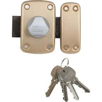 Válcová knoflíková vložka Bricard Ipsilon 21951, délka 30 mm, zlatá, 4 klíče