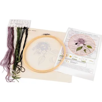 Vyšívací vzor Sada na vyšívání s předtištěným motivem, rostliny, traviny - 1 viz foto