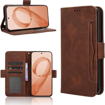 Pouzdro na tablet VSECHNONAMOBIL 130544 Peněženkový obal s přihrádkou pro POCO F8 Ultra hnědý