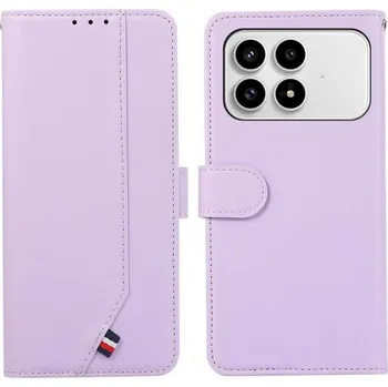 Pouzdro na mobilní telefon ABEEL 130564 ABEEL DELICATE Peněženkové pouzdro POCO F8 Pro fialové