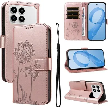 Pouzdro na tablet VSECHNONAMOBIL 130573 ART DANDELION Peněženkové pouzdro pro POCO F8 Pro růžové