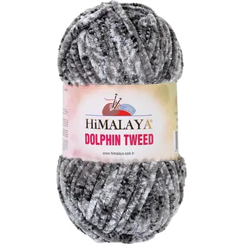 Příze Himalaya Dolphin Tweed 92014 tmavě šedá