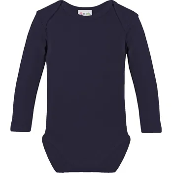 Kojenecký body Link Kids Wear Dětské body s dlouhým rukávem X945 Navy 62-68