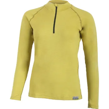 Dámská mikina LAURA dámská merino mikina - Zelenožlutá 6469 / XXL / Zelenožlutá