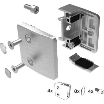 Hahn Steel Držák výplně skla SET - T12/12,76/13,52/16,76/17,52