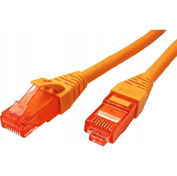 Síťový kabel Patchcord Roline U/UTP 6 RJ45 / RJ45 1 m oranžový