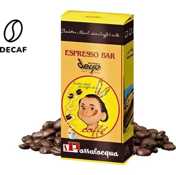 Káva Passalacqua Deup Decaf Bezkofeinová Zrnková káva 500g