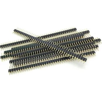 Elektrický konektor LaskaKit_cz Kolíková lišta 40Pin 2,54mm, oboustranná