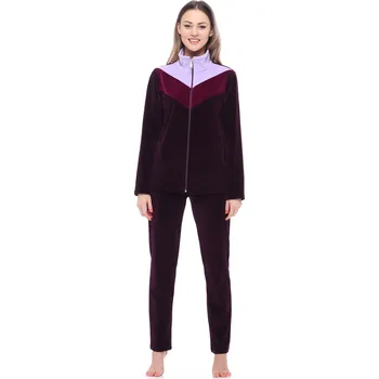 Podprsenka Bellivalini Teplákovka dámský velurový XL rozepínací s kapsami