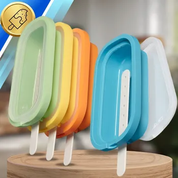 Forma na pečení SILIKONOVÉ FORMIČKY NA ZMRZLINU NA ŠPEJLI - FORMA NA DOMÁCÍ ZMRZLINU A DEZERTY