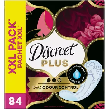 Menstruační vložka Discreet Slipové vložky DEO Plus Odour Control 84 ks 84 ks