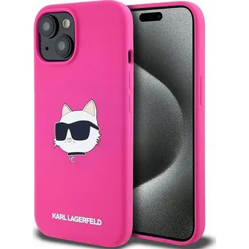 Pouzdro na mobilní telefon Zadní Kryt Karl Lagerfeld pro Apple iPhone 14 Plus růžový