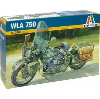 Plastikový model Model motocyklu US Army WWII Motorcycle Italeri MI-7401