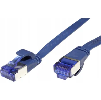 Síťový kabel Patchcord Value U/FTP 6a RJ45 / RJ45 0,5 m modrý