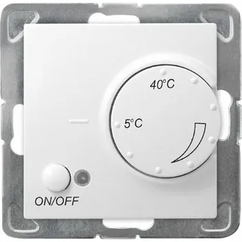 Termostat Ospel IMPRESJA Regulátor teploty, venkovní čidlo, bílý (RTP-1YN/m/00)