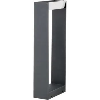 Venkovní osvětlení NOVA LUCE venkovní sloupkové svítidlo TWIN tmavě šedý hliník akrylový difuzor LED 2x5W 3000K 220-240V rotační 0-90st. IP54 713121