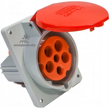 Elektrická zásuvka Polam Nakło Elektrická Zásuvka , červená