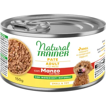 Krmivo pro psa Natural Trainer Small & Toy Adult 6 x 150 g - hovězí