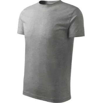 Chlapecké oblečení Basic Free tričko dětské 146 cm/10 let tmavě šedý melír