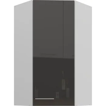 Stolarz Lempert Horní rohová kuchyňská skřínka Lara 60x60 GN-108 1F Zvolte barevné provedení: Grey lesk