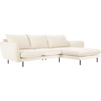 Pohovka Cosmopolitan Design Sametová rohová pohovka Vienna 255 cm, pravá