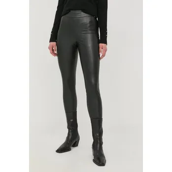 Dámské legíny Guess dámské legíny imitace kůže 7/8 velikost XS