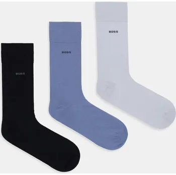 Pánské ponožky Ponožky BOSS 3P RS Uni CC 3-pack 50469839 modrá 55A, vel. 43-46