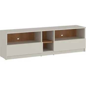 Televizní stolek TV stolek 2S Fano - Meble Wojcik Kašmír/karamelový dub 150x46.5 cm