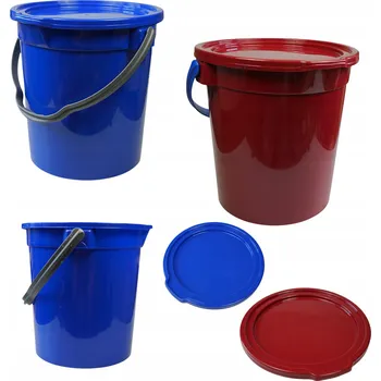 Dóza na potraviny UNIVERZÁLNÍ PLASTOVÝ KYBLÍK S VÍKEM - 10 L