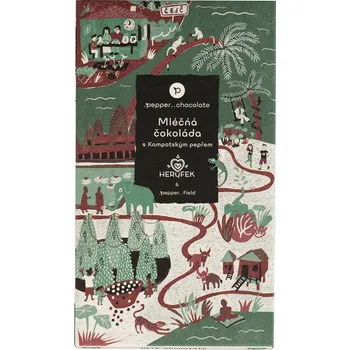 Čokoláda Mléčná čokoláda s Kampotským pepřem – .pepper..chocolate
