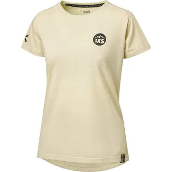 cyklistický dres IXS Women's Flow 1.2 tech tee, sand, 36 36