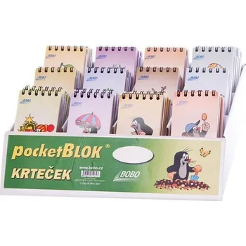 Pocket blok KRTEK 55 x 85 mm, 1 kus mix motivů