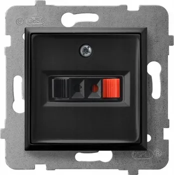 Elektrická zásuvka Anténní zásuvka nástěnná Ospel černá