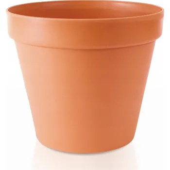 Květináč Plast Květináč béžový, oranžový Prosperplast 26 cm x 26 x 22,5 cm