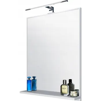 Zrcadlo Obdélníkové koupelnové Zrcadlo Better Home 520x640 mm s LED poličkou