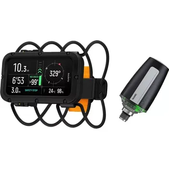 Potápěčský počítač diving Suunto NAUTIC Bungee Cord + sonda Tank Pod Multi