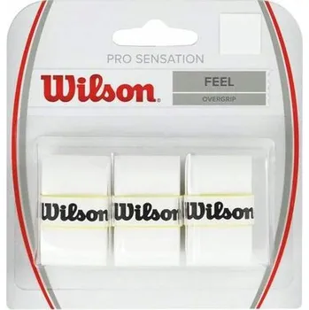 Raketový sport WILSON OMOTÁVKA PRO SENSATION FEEL OVERGRIP 3 KS BÍLÁ WRZ4010WH
