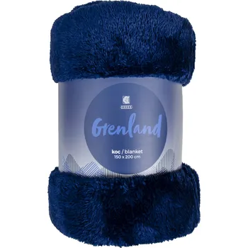 Prostěradlo Deka Essex z mikrovlákna 150 cm x 200 cm modrá