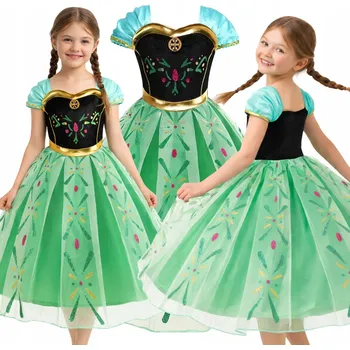 ŠATY KOSTÝM Anny LEDOVÉ KRÁLOVSTVÍ karnevalový ples 98 104